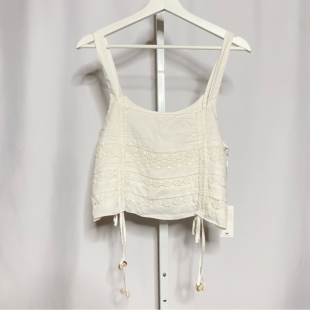 Winston White Santorini Tie-Side Cropped Cami • S